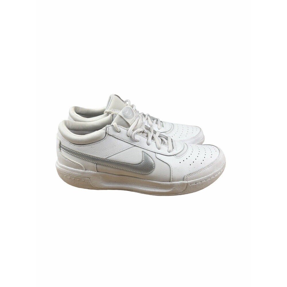 Nike Court Zoom Lite 3 White Silver Tennis Shoes Women's Size 11 DH1042-101